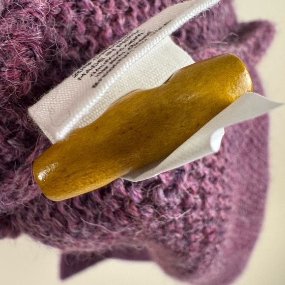 NWT Oeuf Mauve/Apricot Ruffle Vest - Picture 7 of 10